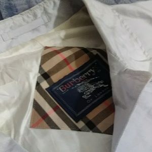 Silk Burberry Trench w/Belt